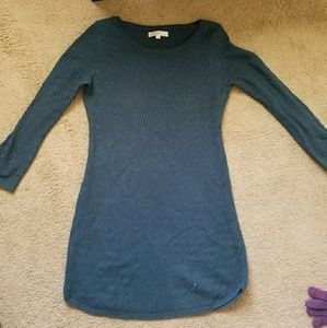 Loft Turquoise tunic (long sweater dress)